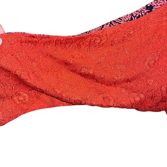 Tienda Ho Womens Jacket One Size Multicolor Open Front Tunic Mixed Print - Picture 8 of 9